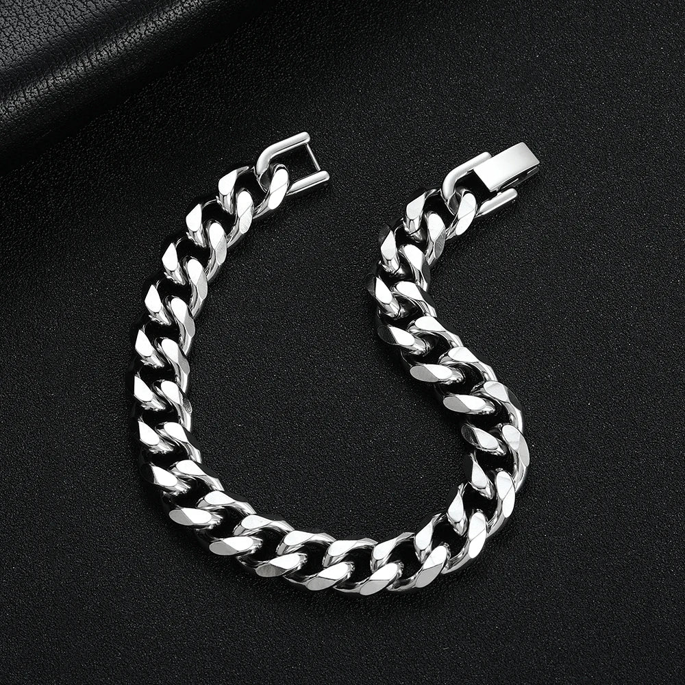 Bracelet Titanium Steel Golden Black.